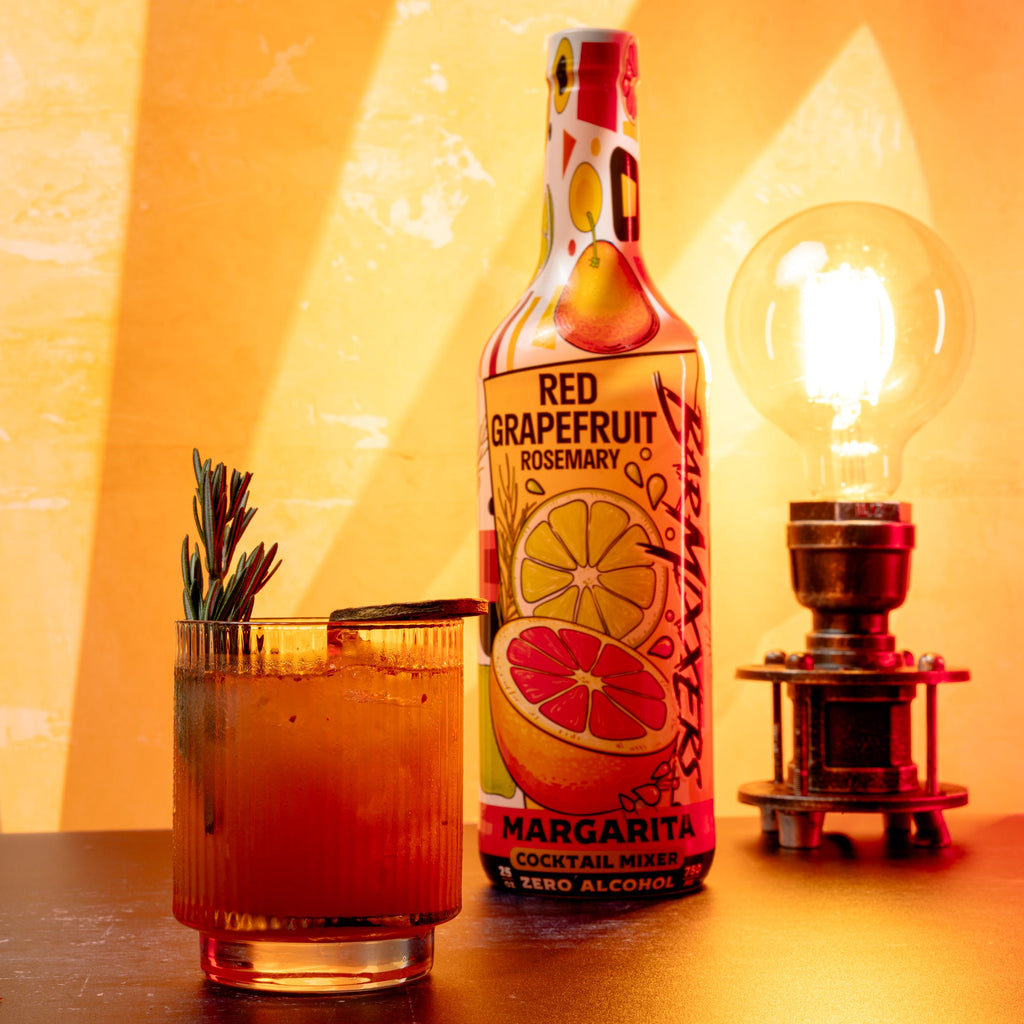 BarMixxers Premium Rosemary Ruby Grapefruit Elixir | Zero-Proof Botanical Mixer | 750ml