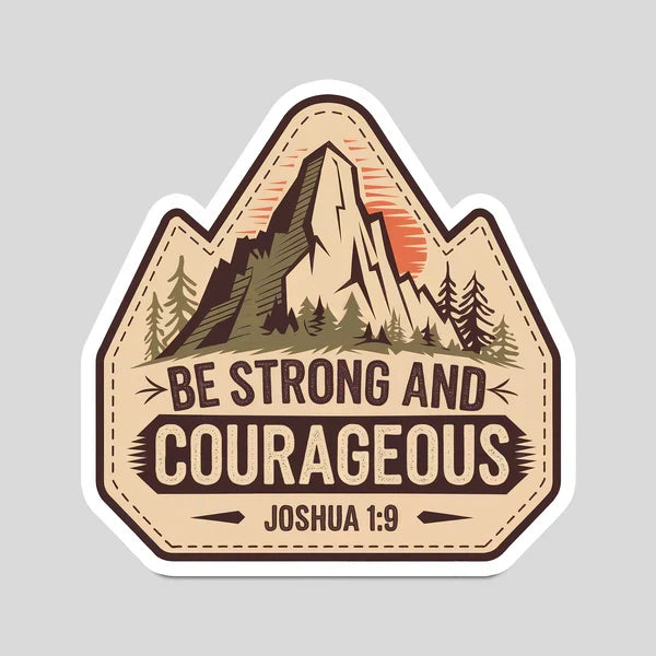 Christian Encouragement Gift Set – Strength & Courage (Joshua 1:9)