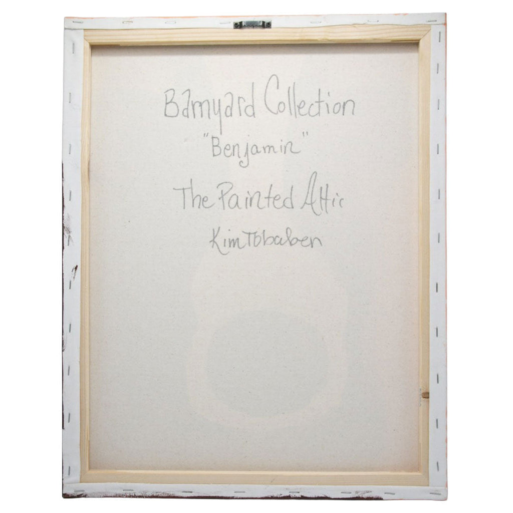Benjamin the Cow Canvas Painting | 20" x 16" | The Painted Attic