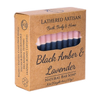 Black Amber & Lavender | Natural Fragrance with Essential Oils | Bar Soap