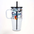 Boy's Affirmations 20oz Kids Tumbler with Handle, Lid & Straw