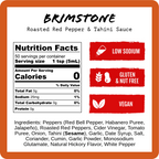 Brimstone - Roasted Red Pepper & Tahini (9oz)
