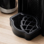 Line1 Espresso and Coffee Machine: Brushed Silver & Grain