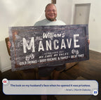 Good Times Man Cave Sign