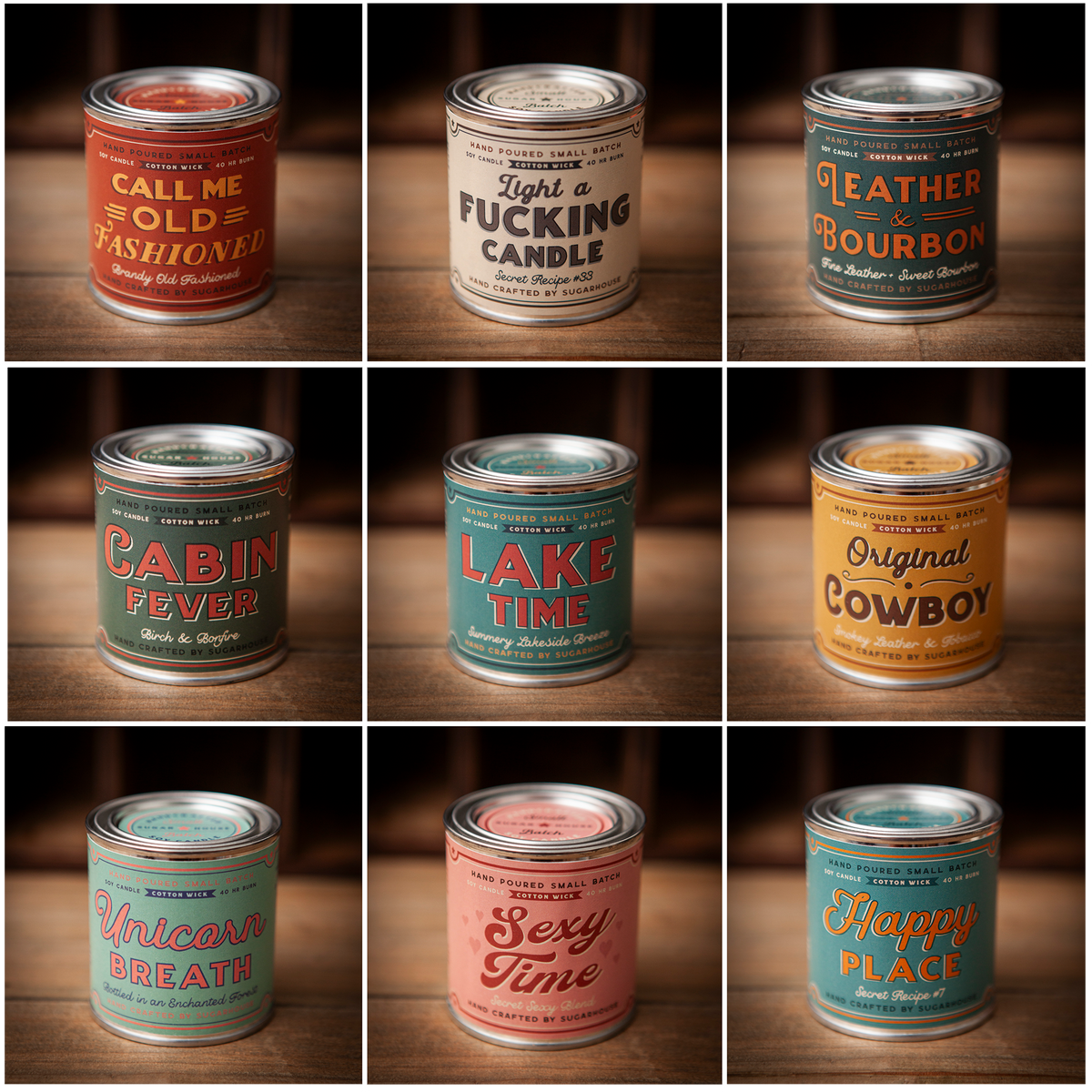 Light a Fucking Candle Soy Paint Can Candle