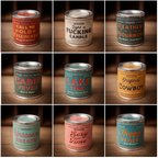 Cabin Fever Soy Paint Can Candle