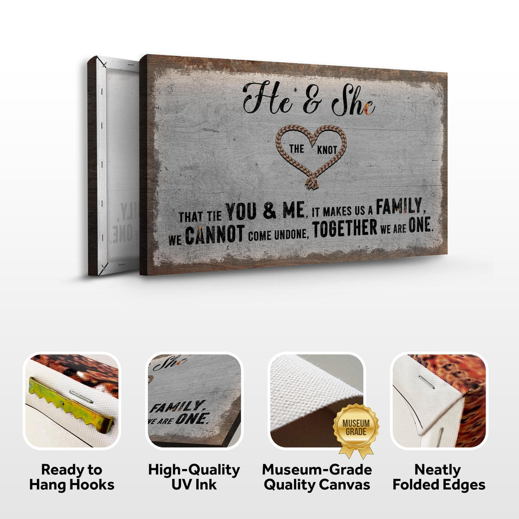 He And She You And Me Together Sign