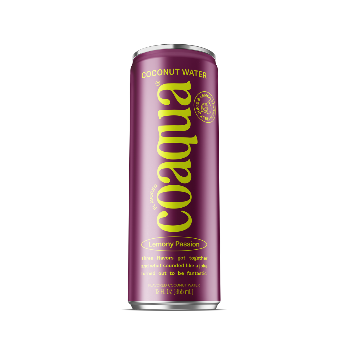 Coaqua Lemony Passion Coconut Water