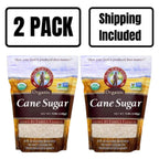 Organic Cane Sugar | 5 lb | Pack of 2 | Non-GMO | Shipping Included | Grain Place Foods