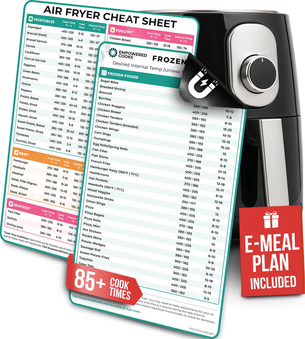 DIGITAL: Air Fryer Cheat Sheet
