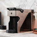 Line1 Espresso and Coffee Machine: Champagne & Onyx