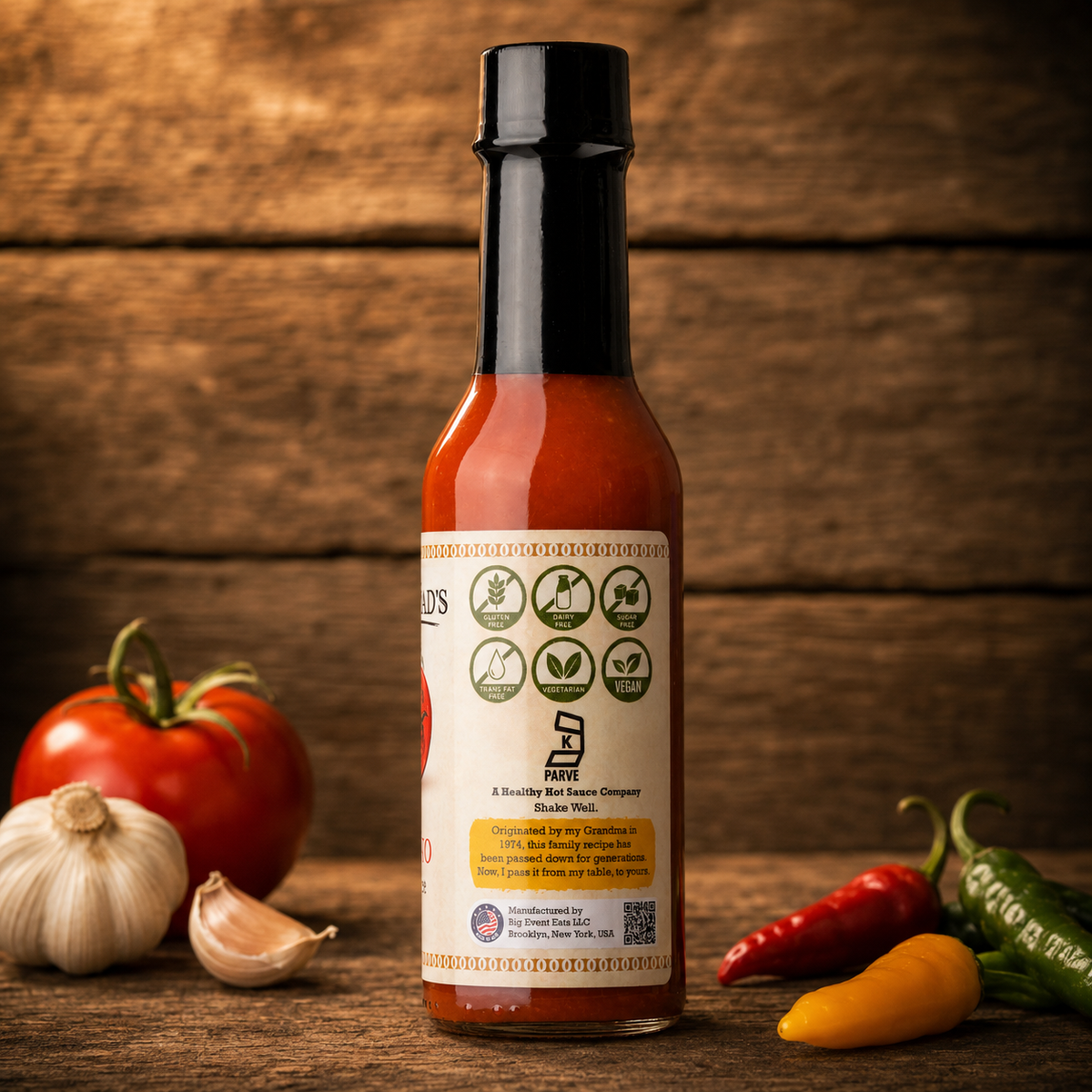 HOMESTEAD'S Inferno Hot Sauce 2pack, Kosher & Vegan