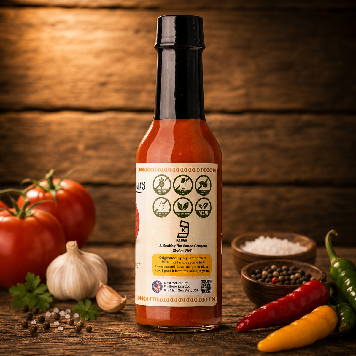 HOMESTEAD'S Datil Pepper Hot Sauce, All-Natural