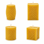 Honeycomb Beeswax Candle Set