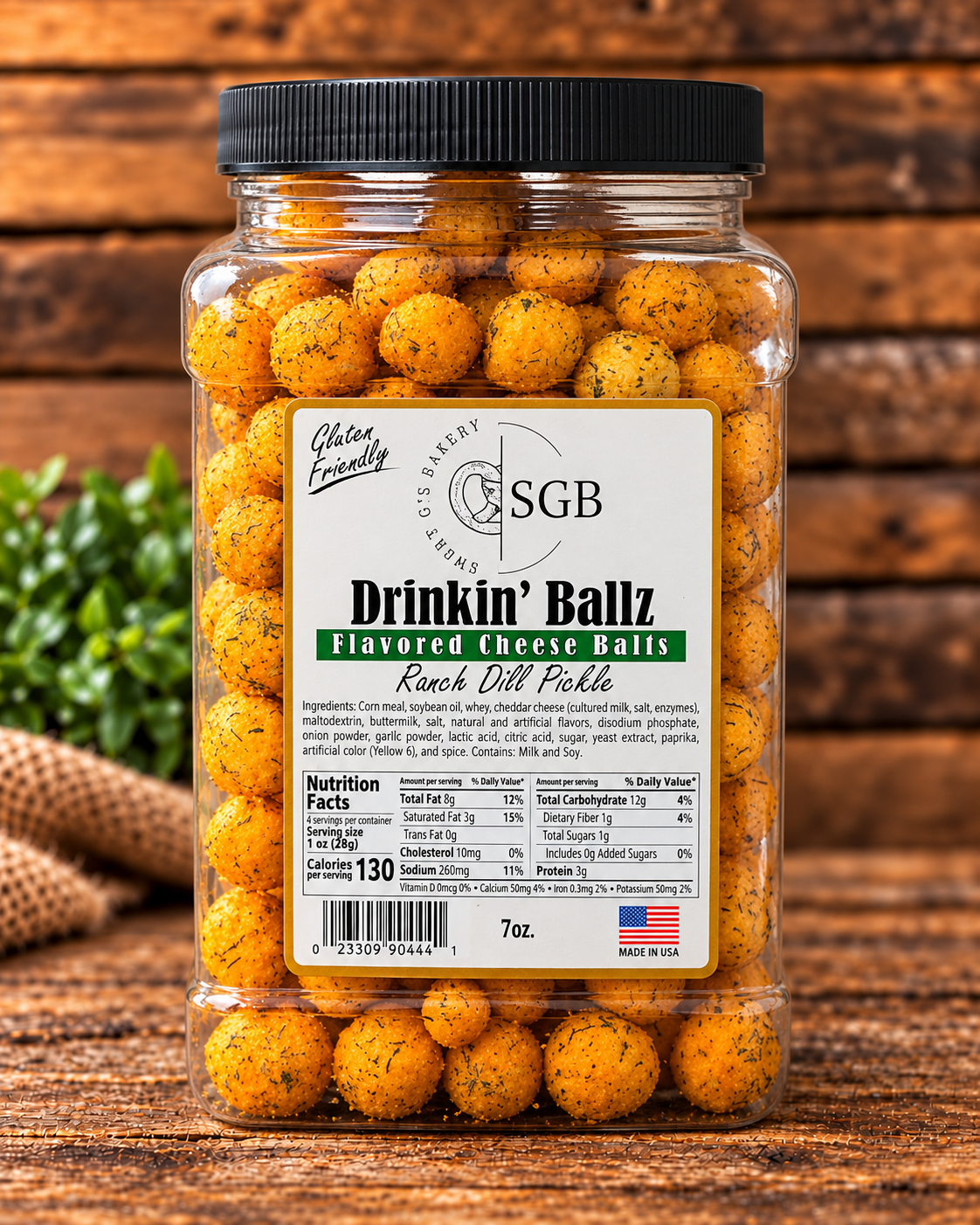 Ranch Dill Pickle Flavored Cheese Balls