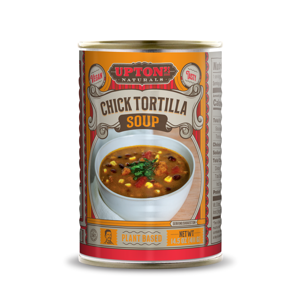 Upton's Naturals - Soup Vegan Chick'n Tortilla (Pack of 8 14.5oz)