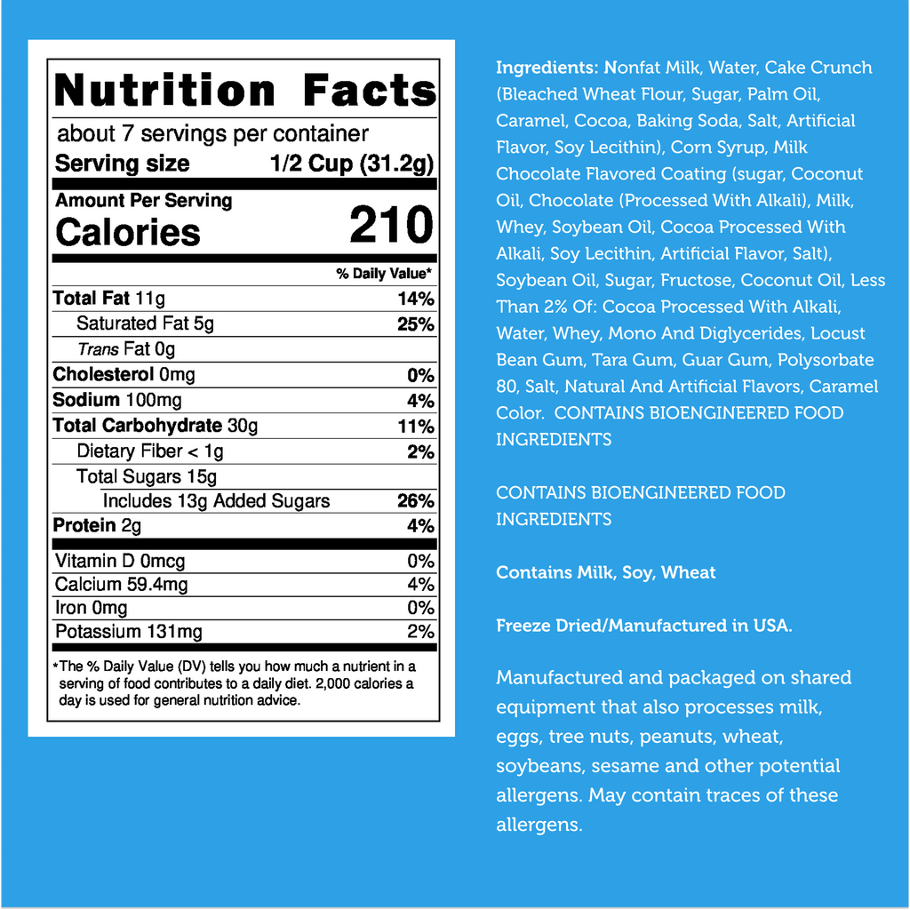 Freeze Dried Chocolate Éclair Desert Ice Cream Bar Bites