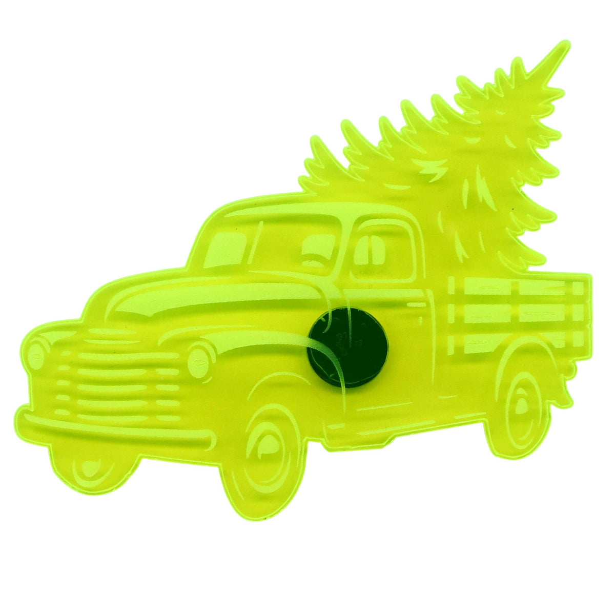 Christmas Pickup Magnetic Plaque | 5" x 4" | Multiple Color Options | Glowing Creation