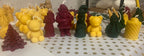 Big Red Beeswax Santa Candle