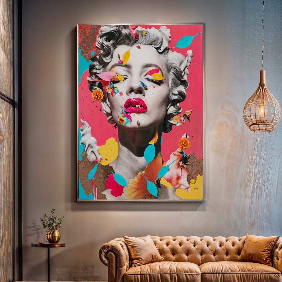 Canvas Print: "Chroma Whimsy"