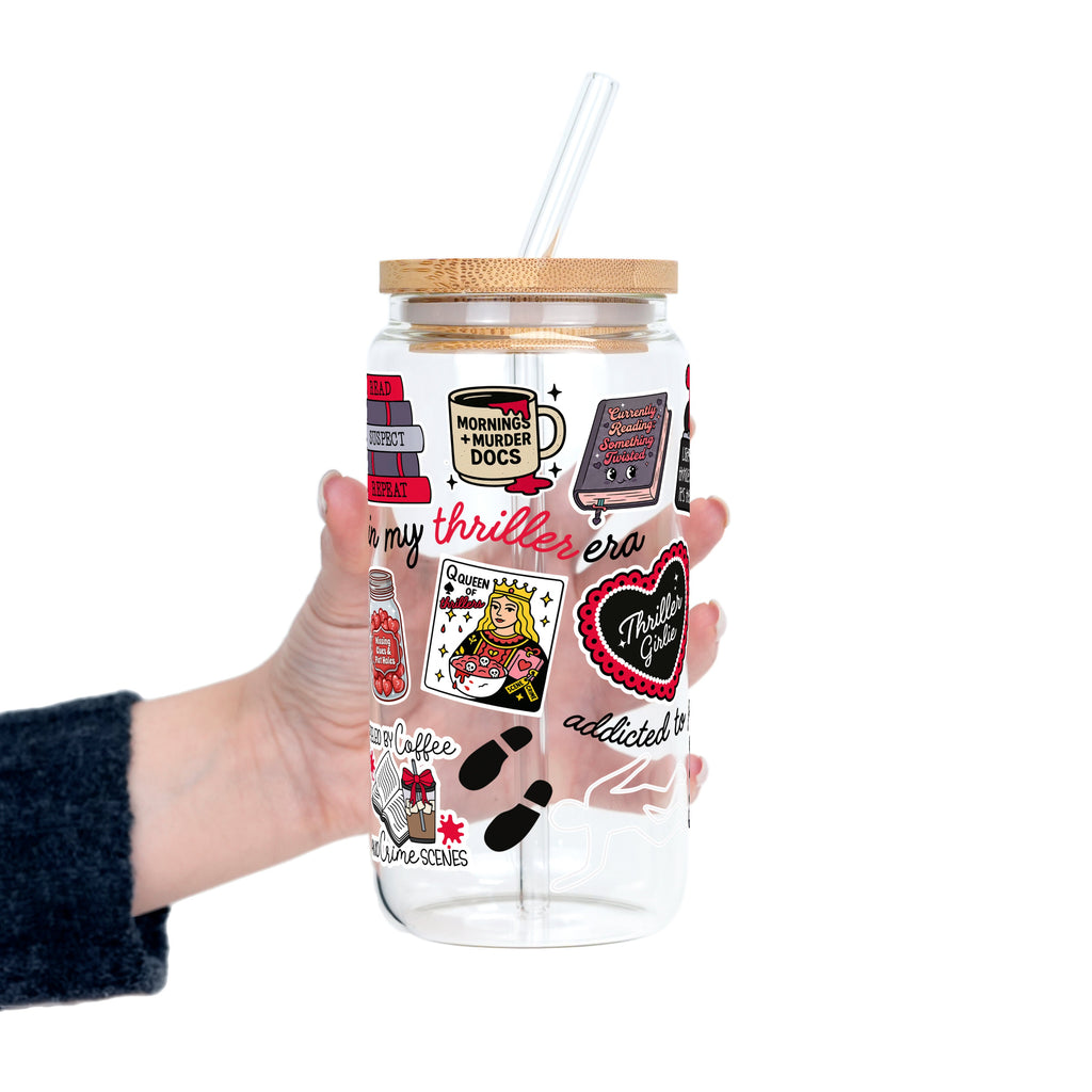 Thriller True Crime Glass Cups