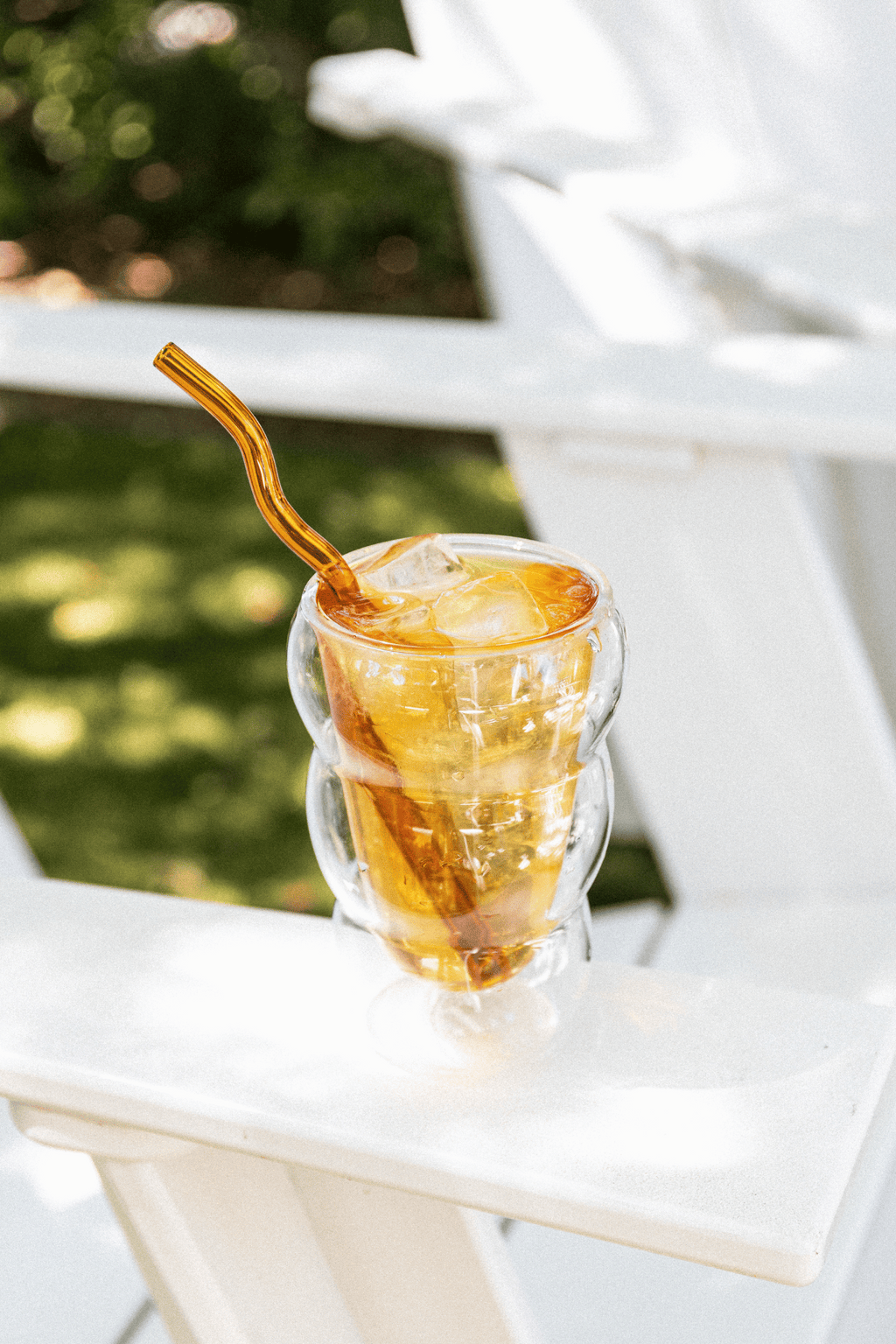 Amber Glass Cloud Cup