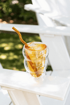 Amber Glass Cloud Cup