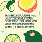 Coconut Lime Dirty Soda Syrup