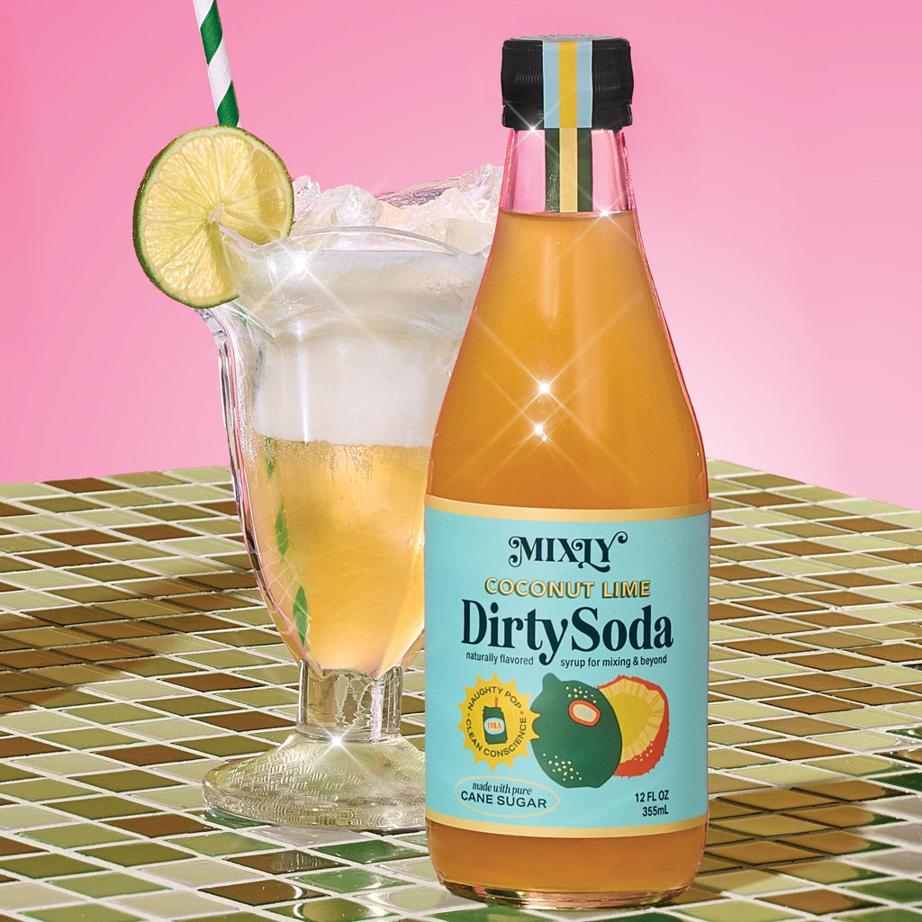 Coconut Lime Dirty Soda Syrup