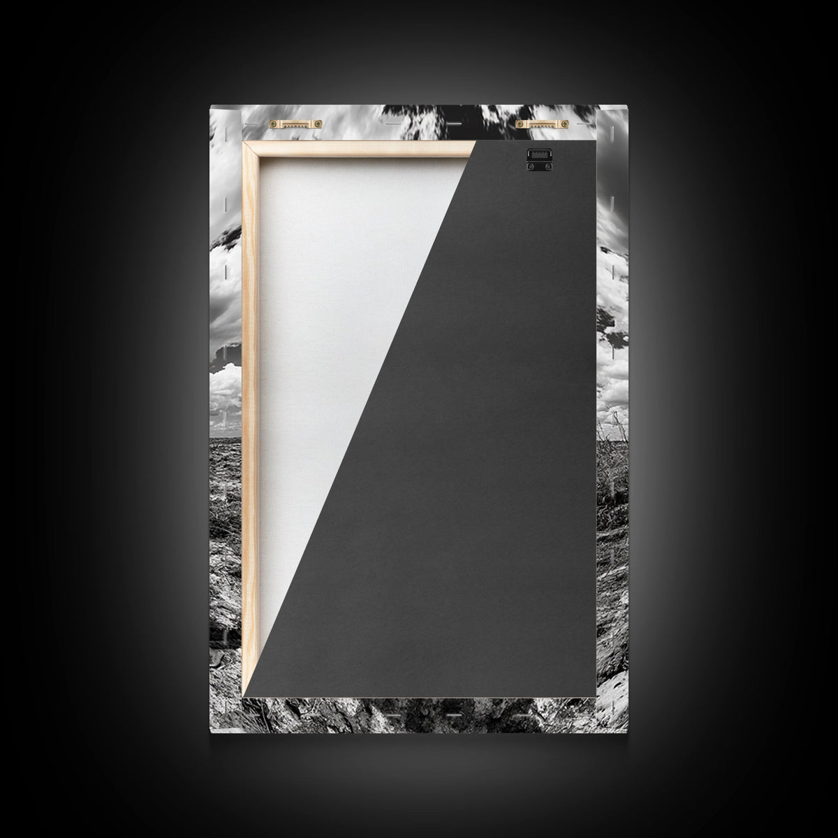 Rustic decor, vintage cow photography, framed canvas print, farmhouse art, black and white wall art, country aesthetic, moody art, southwest wall art