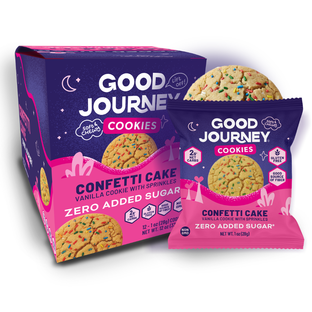 Good Journey Confetti Cake Cookie - 12 pack