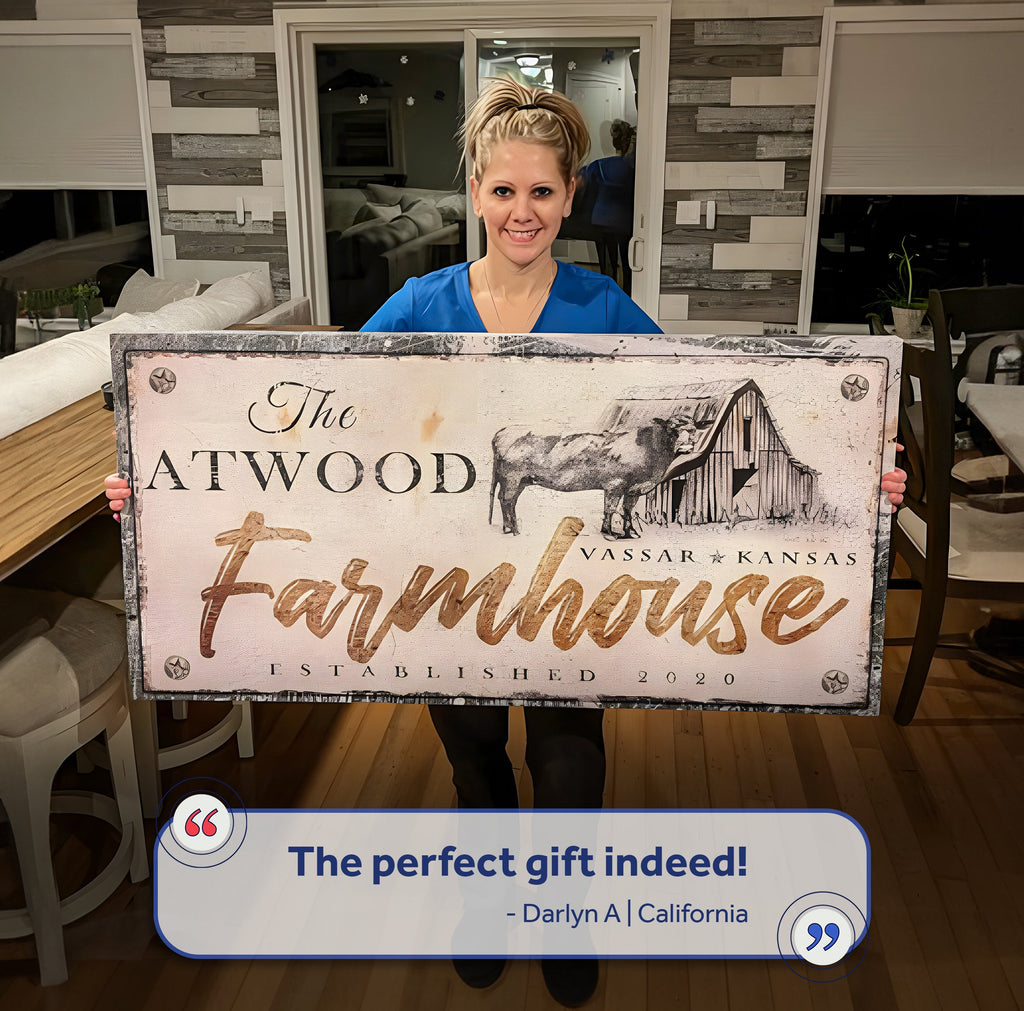Rustic Farmhouse Sign V