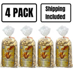 Caramel Popcorn | Pack of 4 | 3 oz | Non-GMO | Shipping Included | Gold Dust Kettle Corn