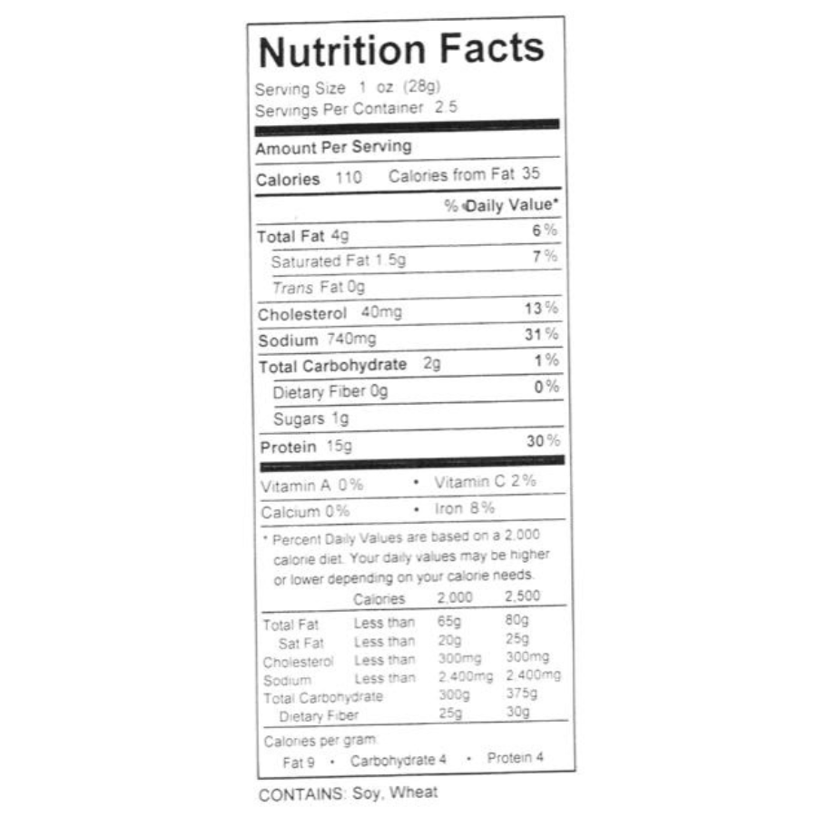 SALE CLOSE DATED | Spicy Teriyaki Beef Jerky | 2.5 oz | JVL Enterprises