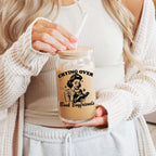 Crying Over Book Boyfriend Glass Cups