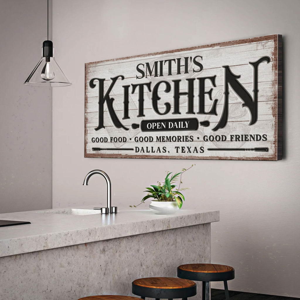Custom Kitchen Sign