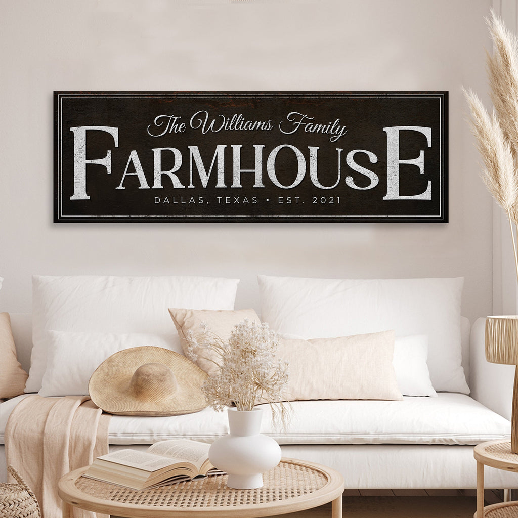 Custom Vintage Rust Farmhouse Sign III