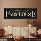 Custom Vintage Rust Farmhouse Sign III