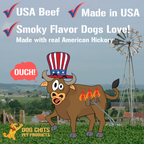 Beef Trachea Dog Treats - 12 Inch, 4 Pack