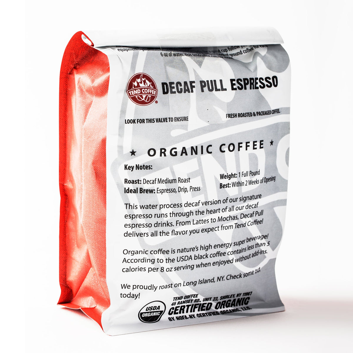 Organic Decaf Pull Espresso