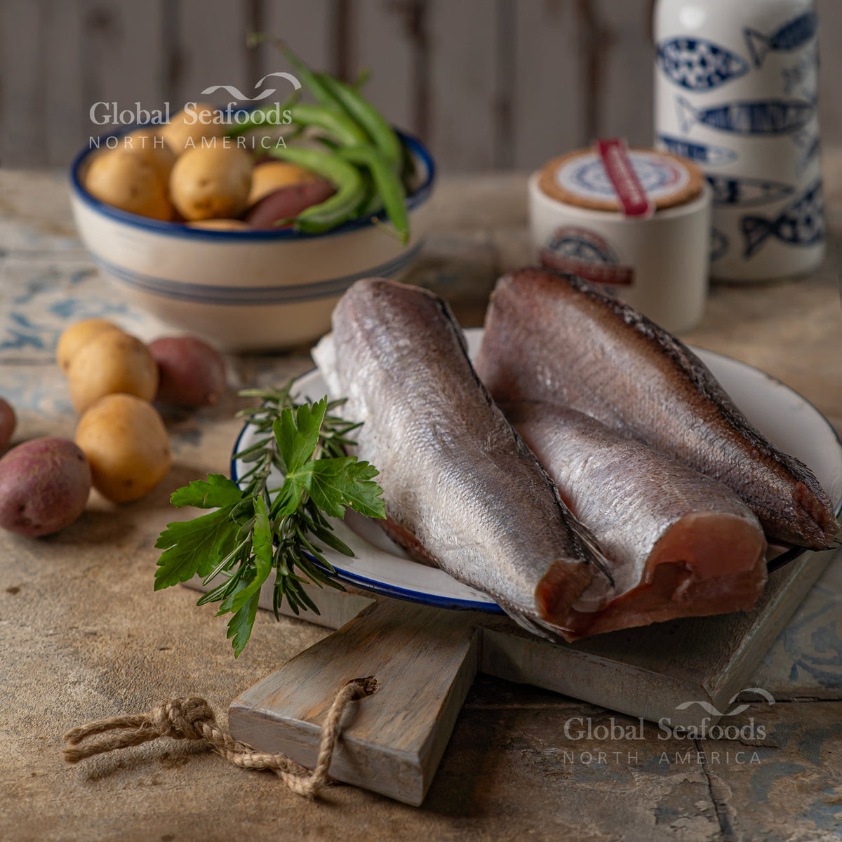 Frozen Pacific Whiting (Hake) — HGT, 5 or 10 lb