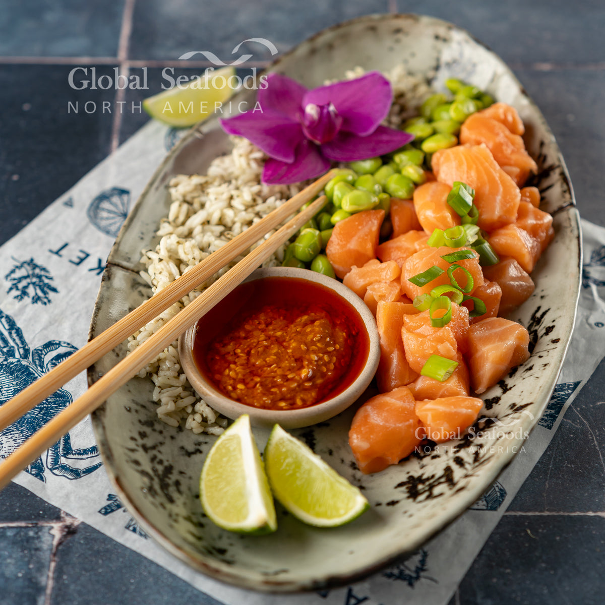 Atlantic Salmon Poké — Frozen
