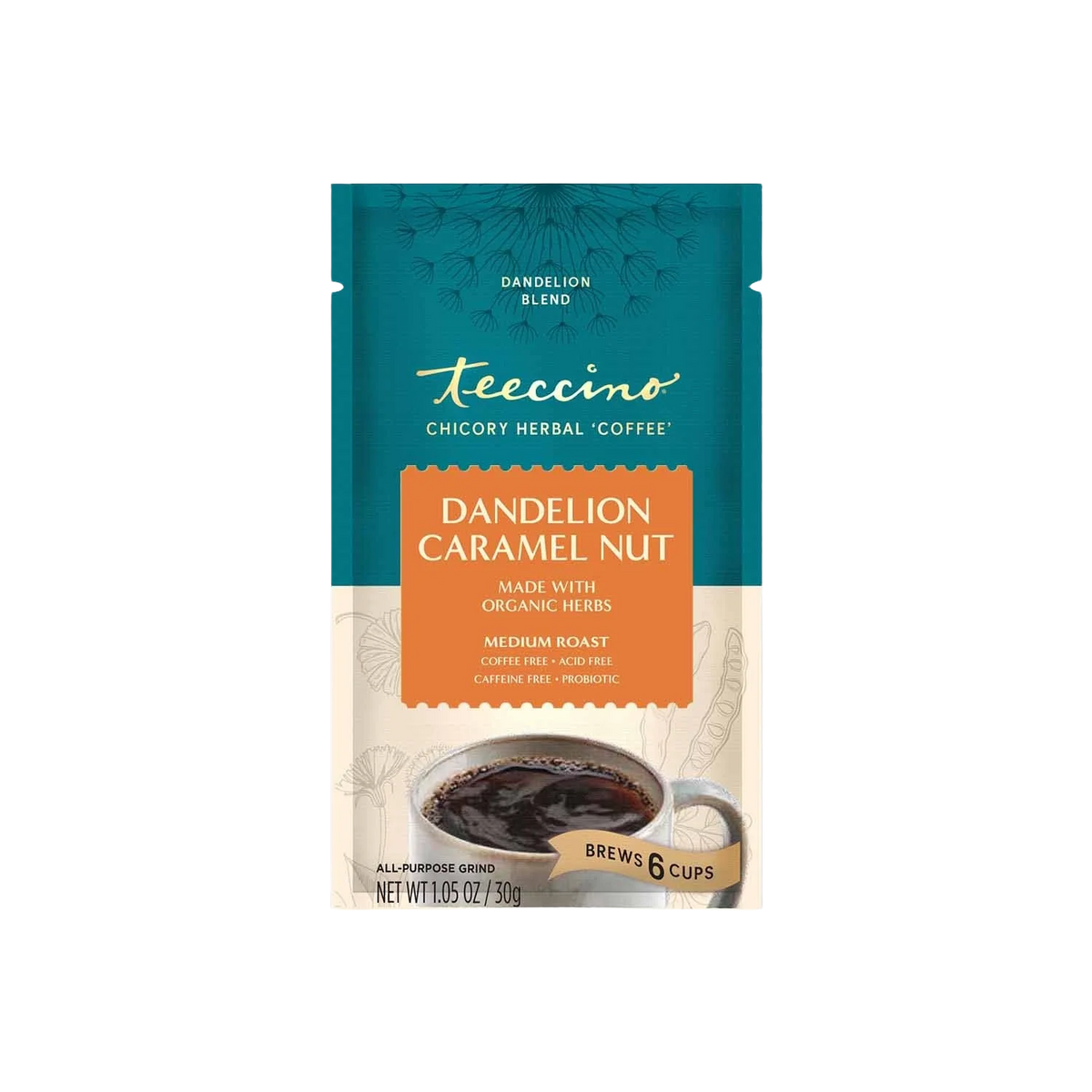 Dandelion Caramel Nut Chicory Herbal Coffee