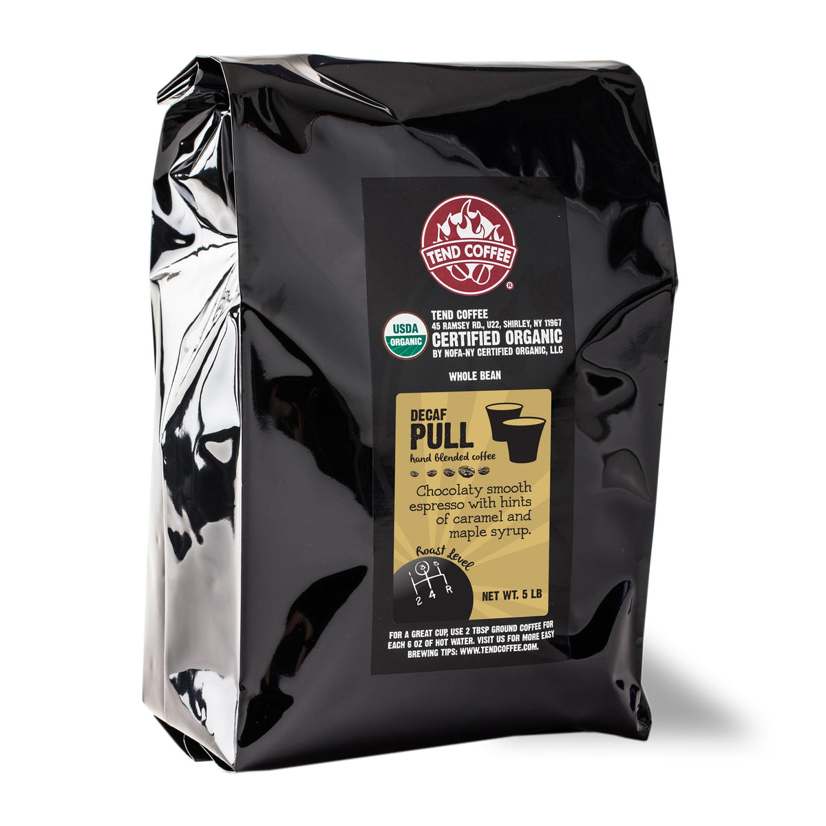 Organic Decaf Pull Espresso