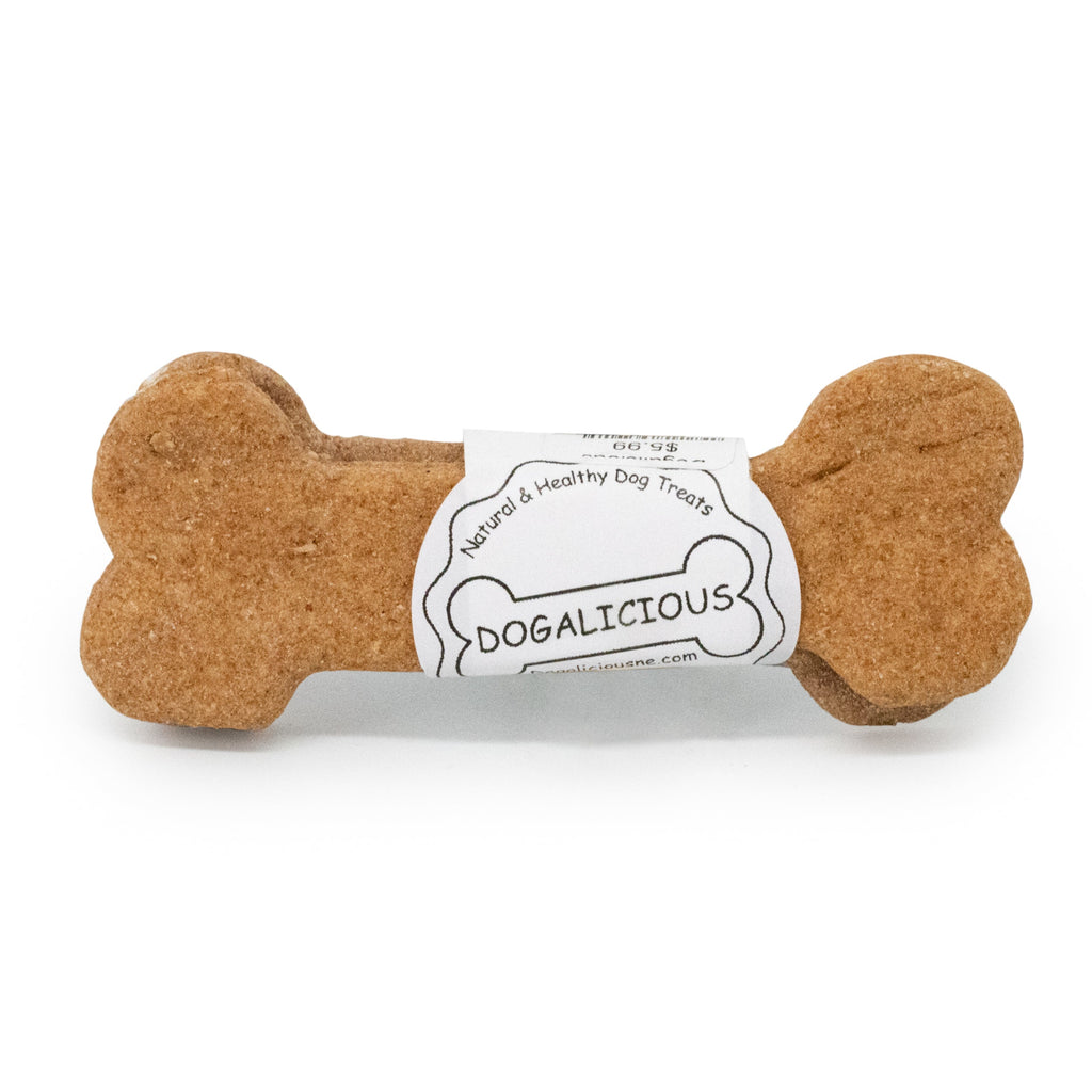 Peanut Butter & Honey Large Dog Biscuits | 2 Biscuits | Dogalicious