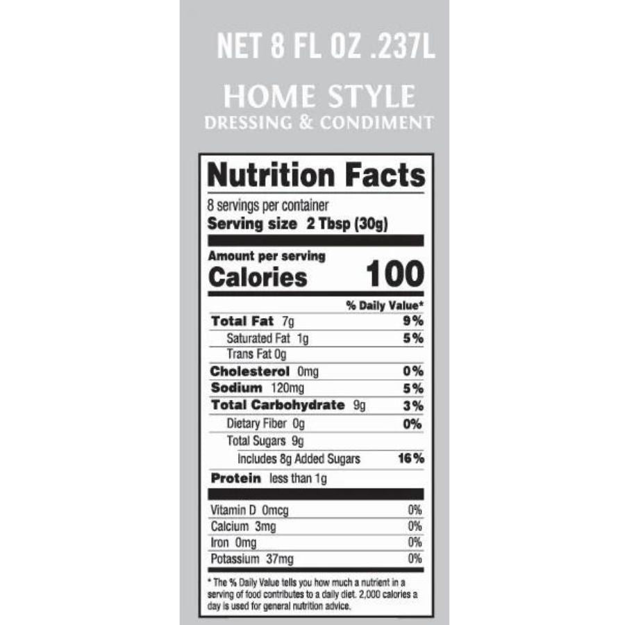 Homestyle Dorothy Lynch Salad Dressing | Case of 12 | 8 oz | Gluten Free