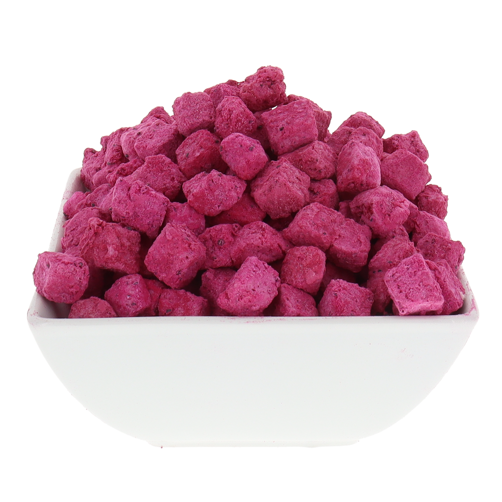 Freeze Dried Natural Red Dragon Fruit Big Cubes