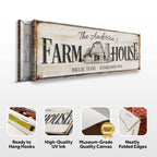 Personalized Rustic Farmhouse Sign