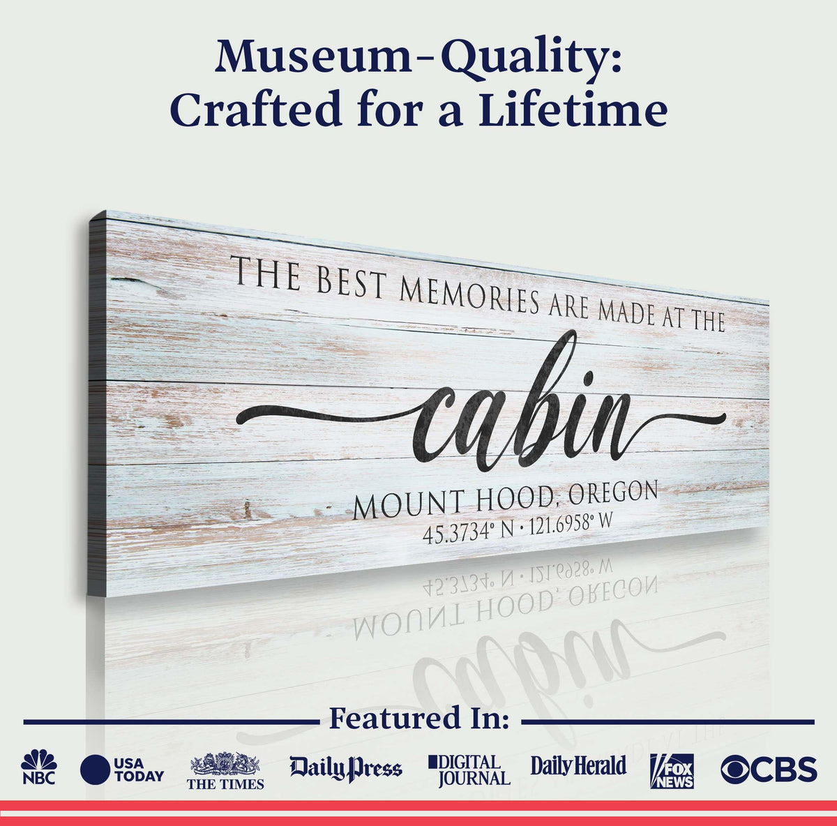 Best Memories Are Made At The Cabin Sign II