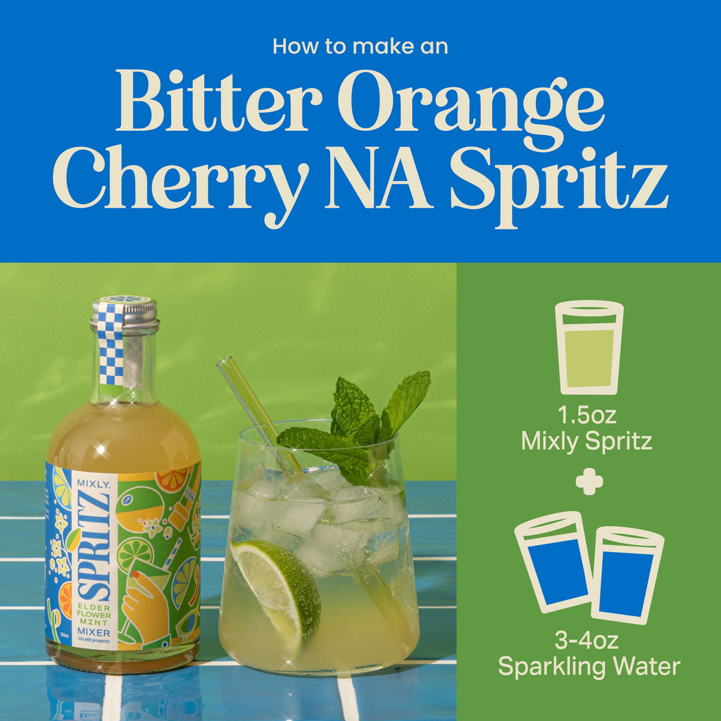 New! Mixly Spritz Mixer Trio | Non Alcoholic Cocktail & Mocktail Gift Set